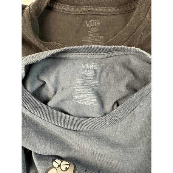 VANS Women’s T-Shirt Black Blue Bird Vintage Size Large Cotton Graphic Tee - Picture 3 of 3